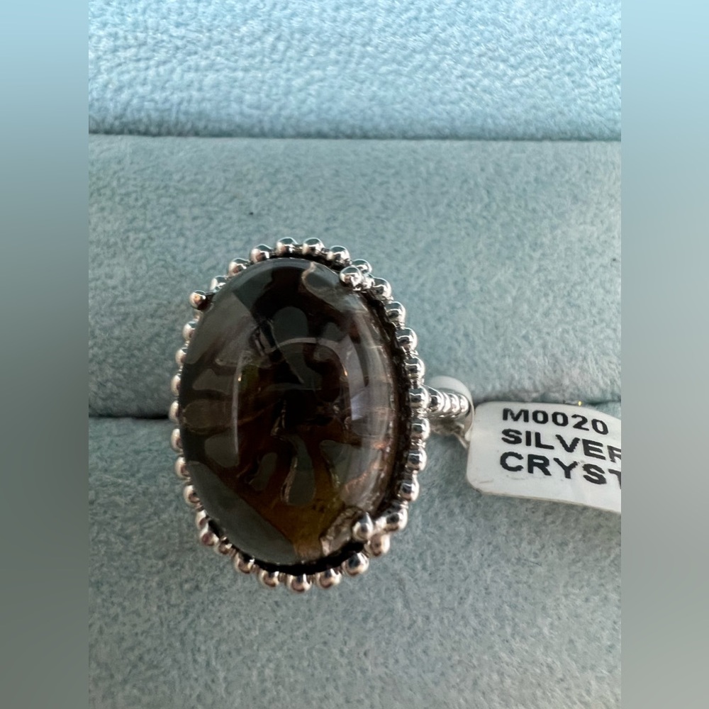 NATURAL TIGER EYE  925 STERLING SILVER WOMENS.
